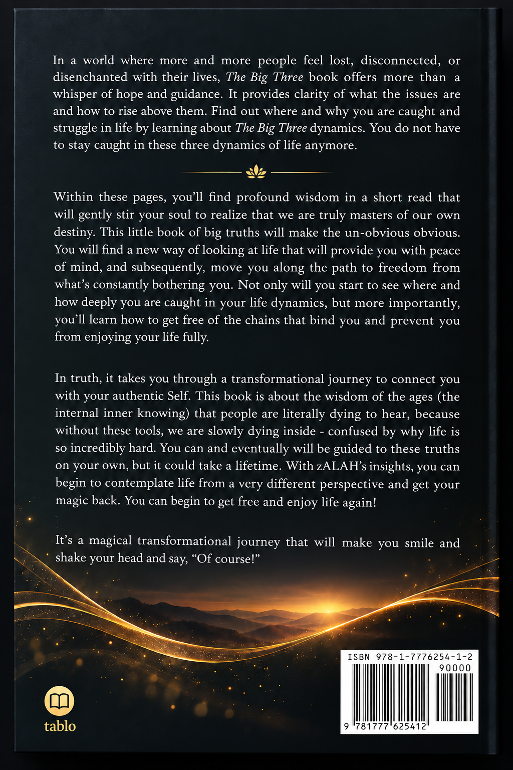 The Big Three - Back Cover